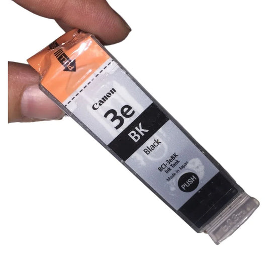 Canon 3e BK Ink Tank (Black) New with Packaging - No Expiration Shown - A+ Stuff