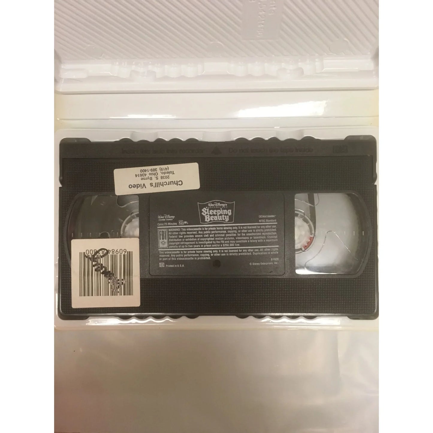 Fully Restored Limited Edition Walt Disney's Masterpiece Sleeping Beauty VHS Tape - A+ Stuff