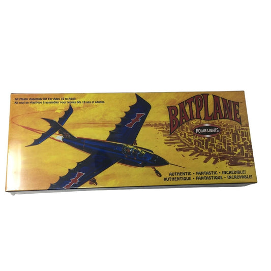 Batman Polar Lights Batplane Model Kit - All Plastic Assembly
