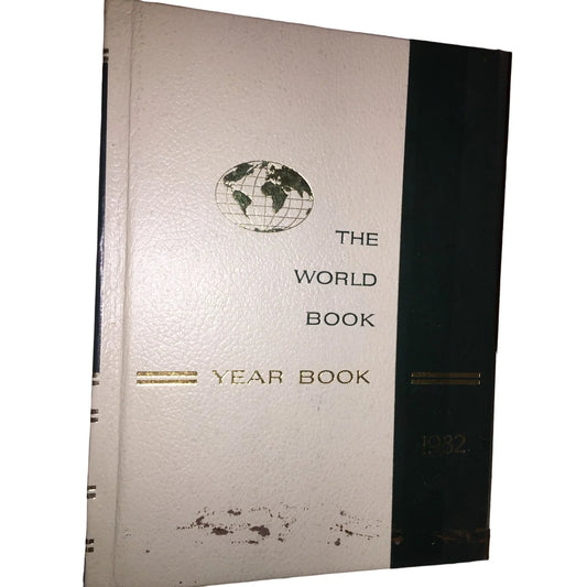 The World Book Yearbook 1982 Vintage Hardcover Book - A+ Stuff