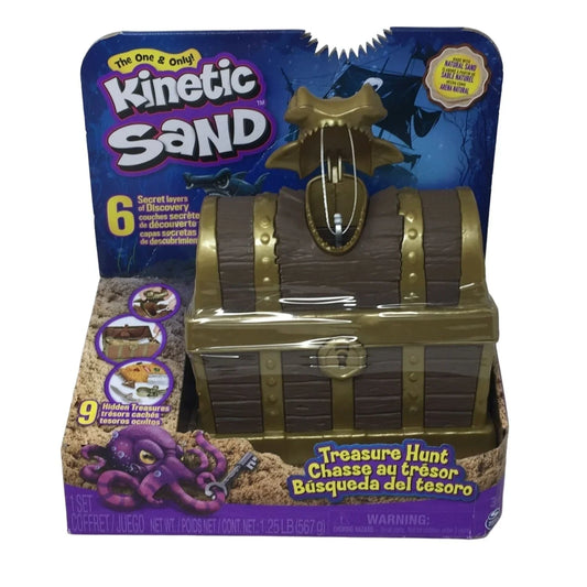 Kinetic Sand Treasure Hunt Activity Set 9 Surprise Discoveries Sensory Toys A+ Stuff A+ Stuff