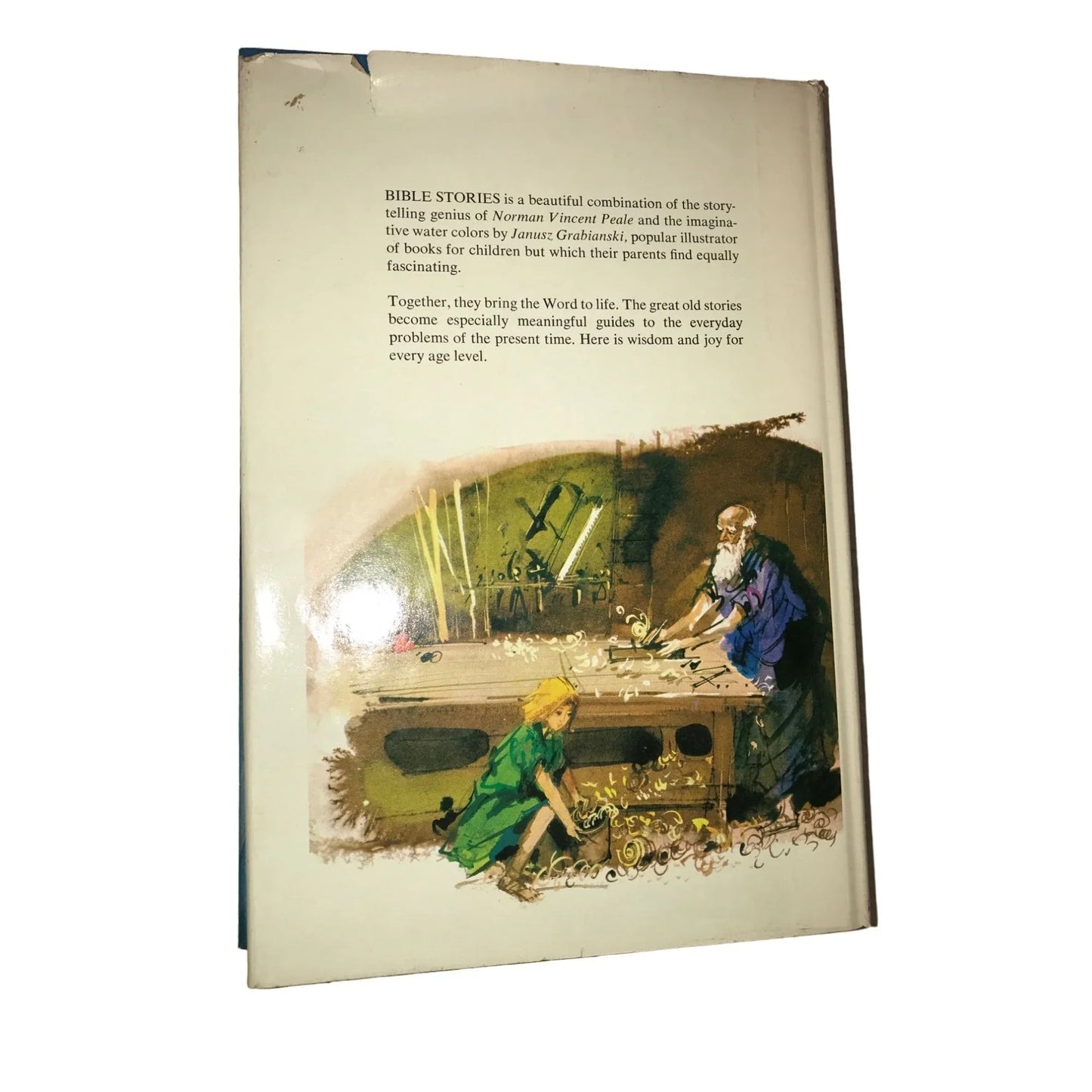 Bible Stories Hardcover Book Norman Vincent Peale - A+ Stuff