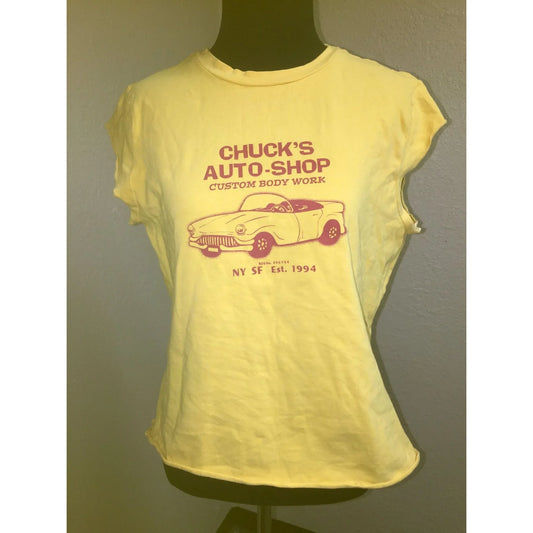 Old Navy CHUCK'S AUTO SHOP Est 1994 - Vintage Muscle Tee - Size XL - - A+ Stuff