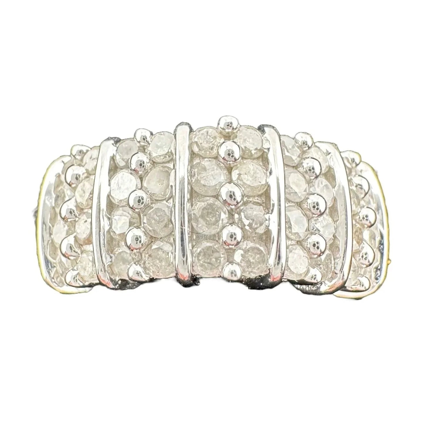 Elegant Channel Set 1 carat Natural Diamond Anniversary Ring Size 7 - A+ Stuff - Ring - A+ Stuff