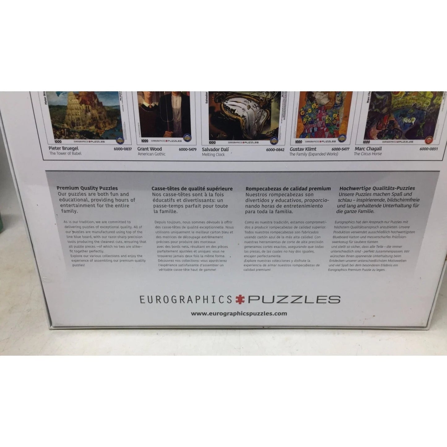 Eurographics Puzzles - 1000 Piece Jigsaw Puzzle - A+ Stuff - Games - A+ Stuff