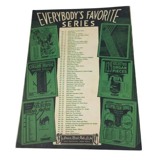 Everybody's Favorite Elementary Piano Pieces Vintage Sheet Music book - A+ Stuff - sheet music - A+ Stuff