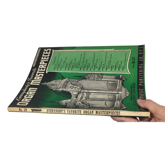 Everybody's Favorite Organ Masterpieces No 59 Vintage Sheet music book - A+ Stuff - Sheet Music - A+ Stuff
