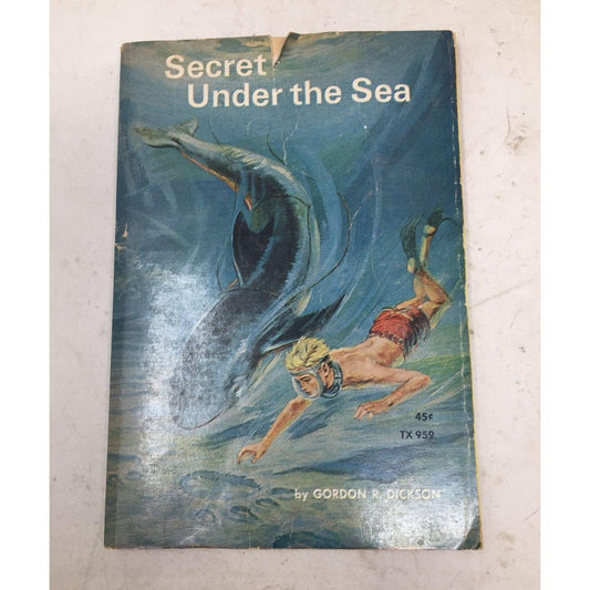 Secret Under the Sea by Gordon R. Dickson Softcover Book A+ Stuff A+ Stuff