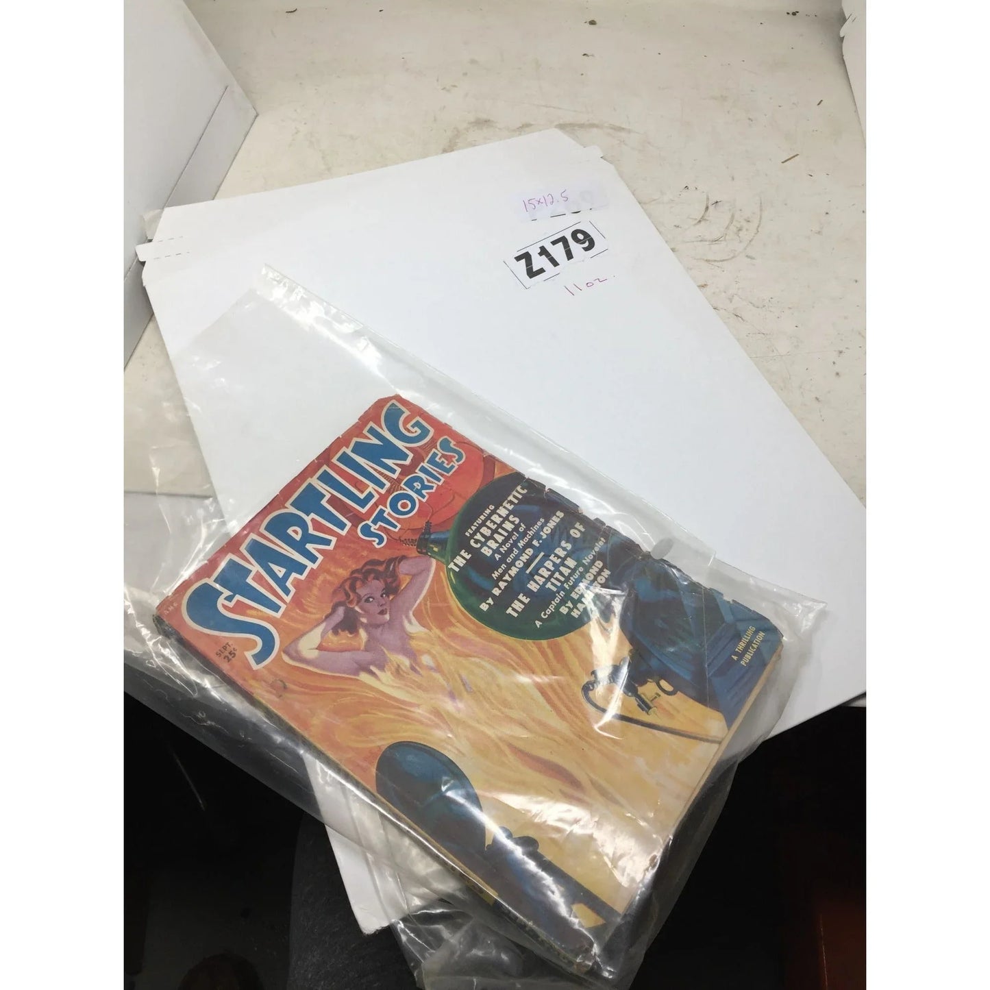 Vintage Collectible "Startling Stories" Sept. 1950 Pulp Fiction Magazine- A Thrilling Publication Startling Stories A+ Stuff Vintage Pulp Periodical