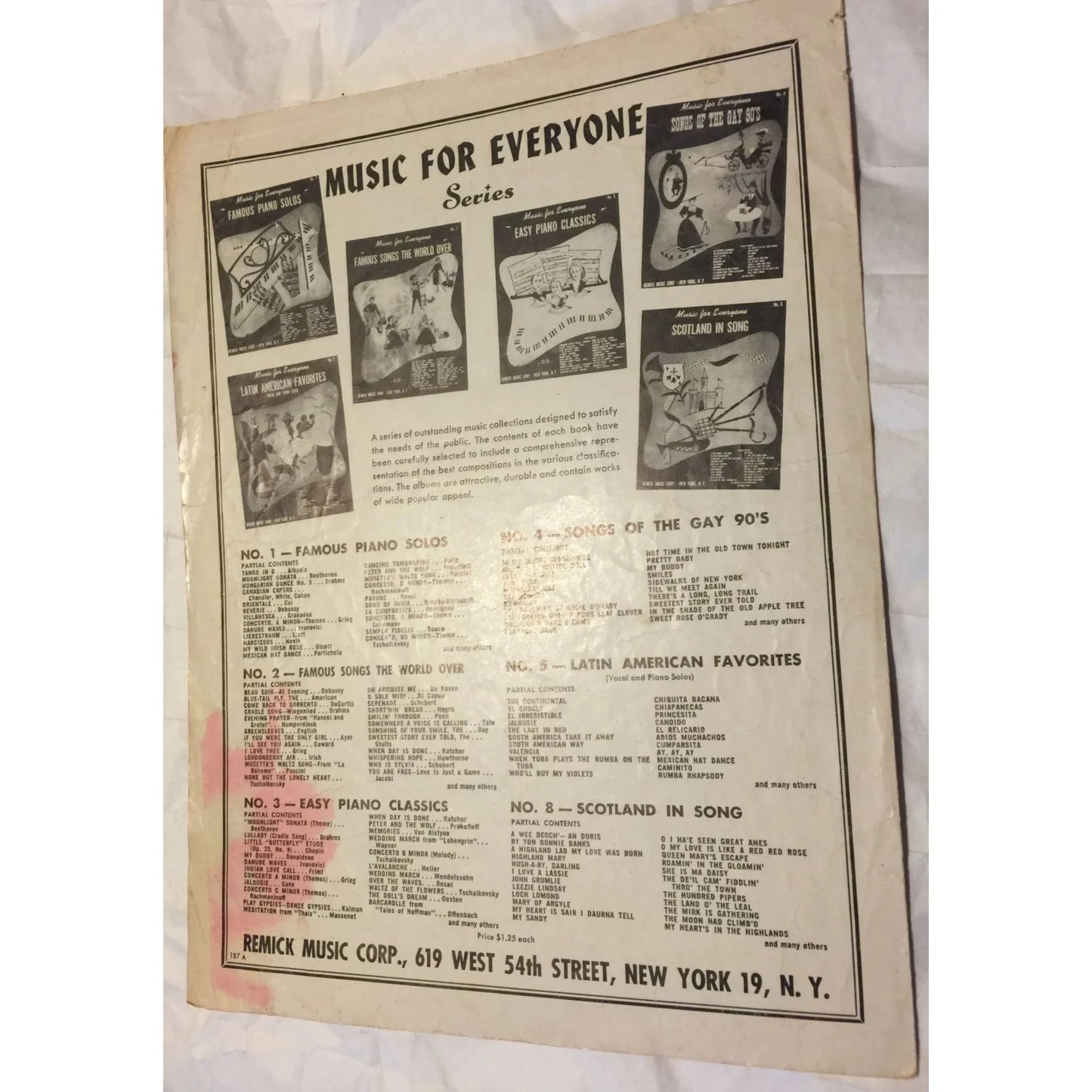 Doris Day & Howard Kneel in Calamity Jane Vintage 1953 Secret Love Photo Sheet Music - A+ Stuff