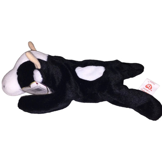 Vintage 1994 Collectible TY Beanie Baby Daisy the Cow with Tags - A+ Stuff