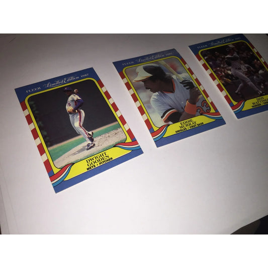 Vintage Collectible Limited Edition Baseball Cards (3) - A+ Stuff