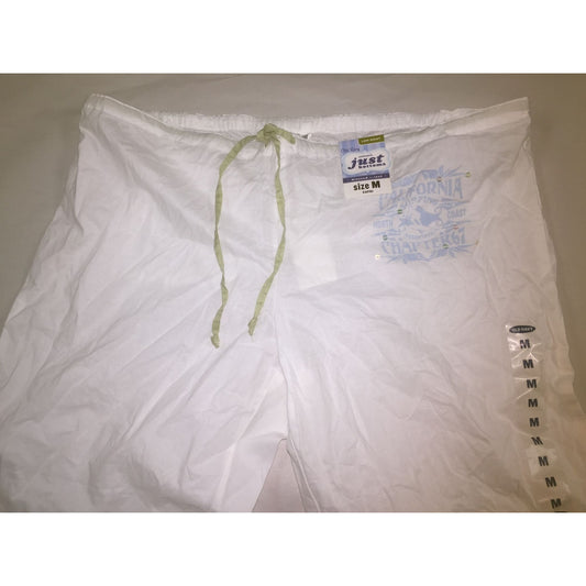 Womens Old Navy Low Rise Adjustable Capri Pants Size Medium NWT