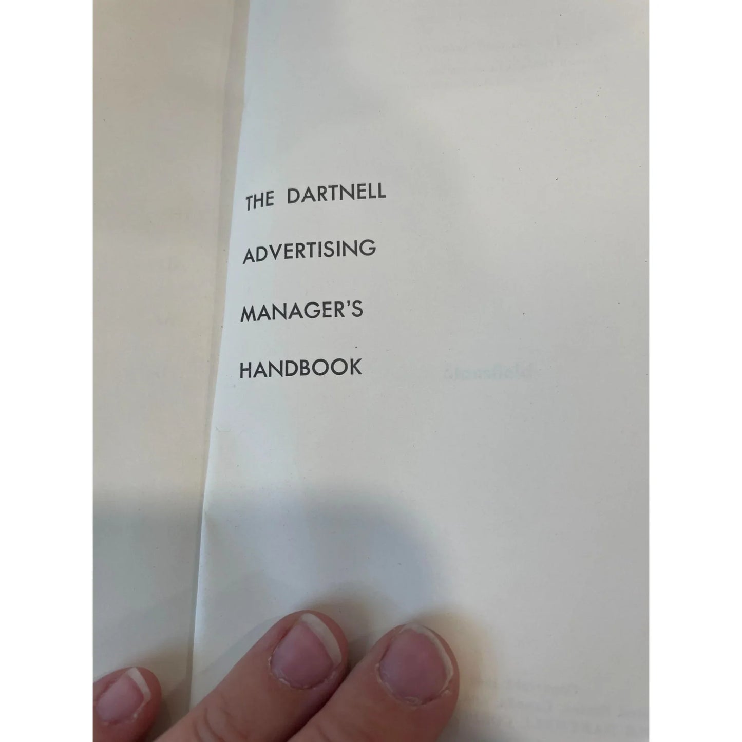 Advertising Manager's Handbook - First Edition - hardback - vintage textbook - A+ Stuff