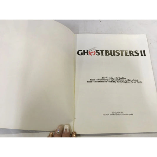 Vintage Ghostbusters 2 Storybook by Jovial Bob Stein - A+ Stuff