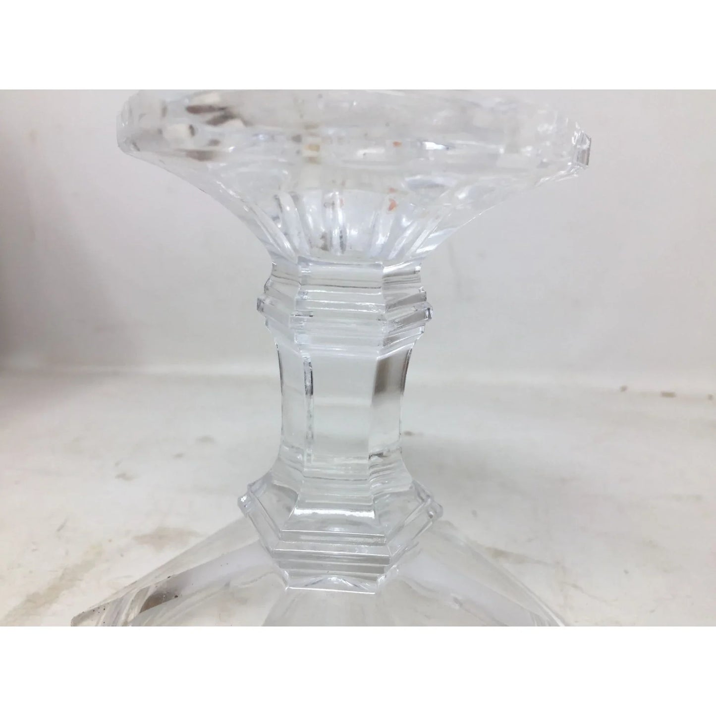 Clear Crystal Glass Footed Pedestal Dish/Bowl A+ Stuff A+ Stuff