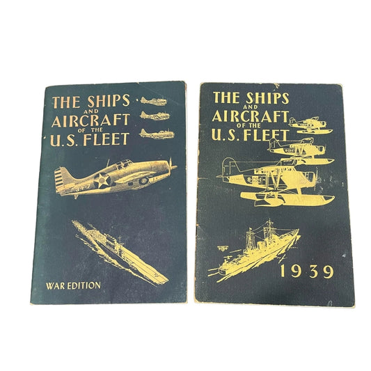 The Ships and Aircraft of The U.S. Fleet War Edition/1939 (2 Vintage Books) - A+ Stuff