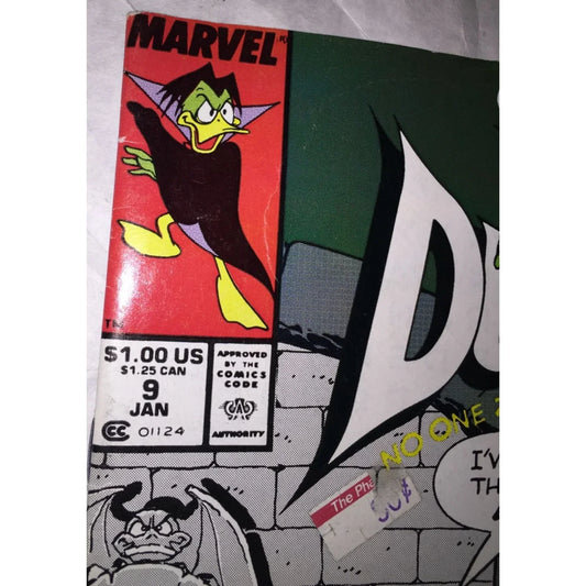Marvel Comics Count Duckula #9 Vintage Comic Book - A+ Stuff