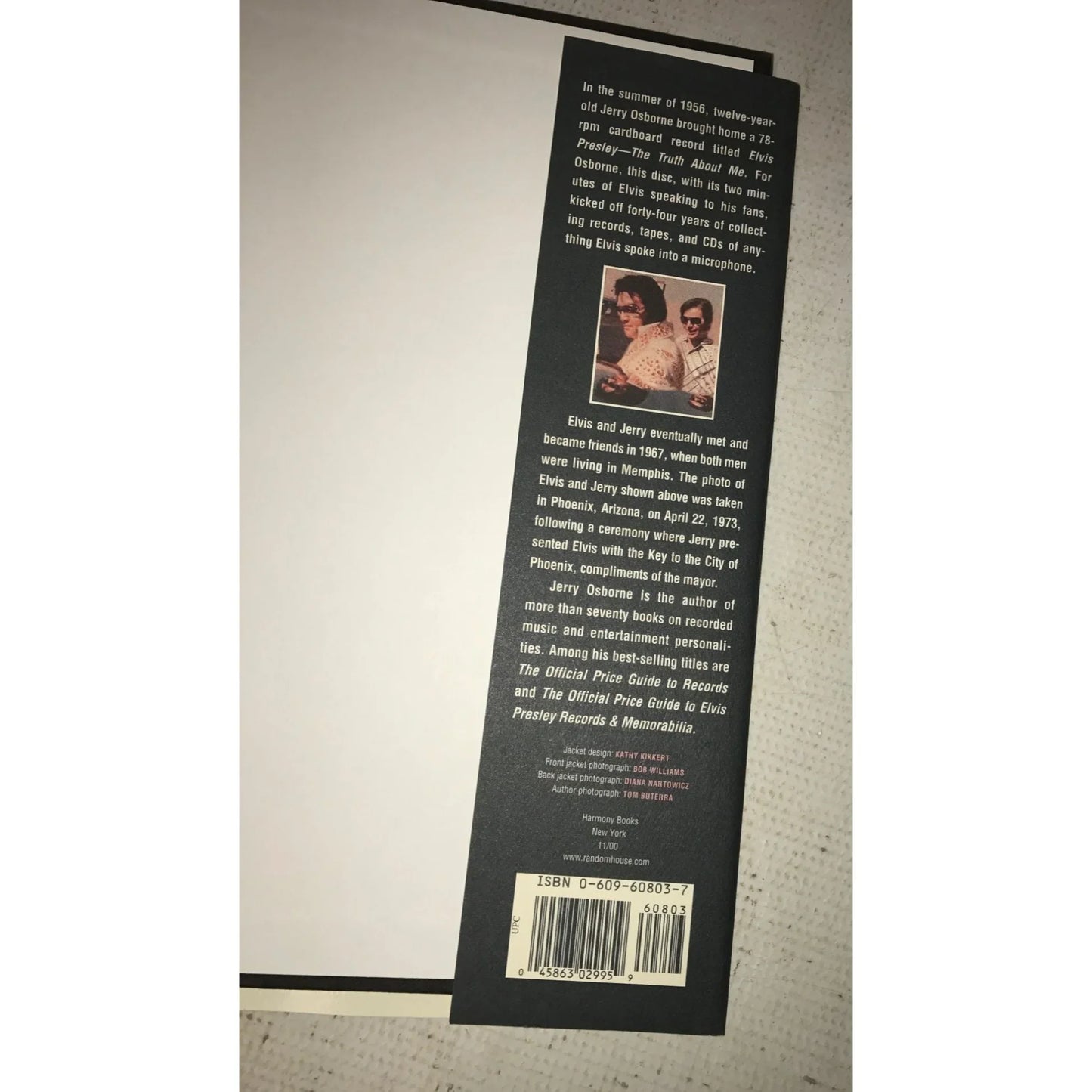 Elvis Word for Word Book by Jerry Osborne - Harmony Books New York - A+ Stuff
