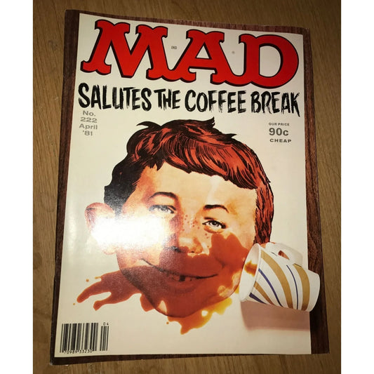 Mad Magazine Issue # 222 April 1981 Vintage Comic Book - A+ Stuff