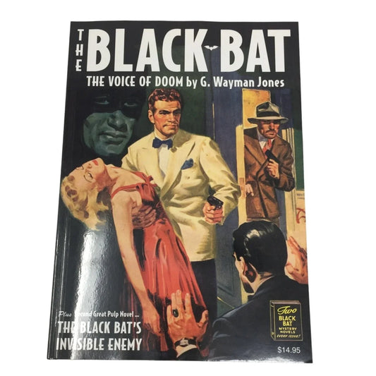 The Black Bat #9 - Black Bat's Invisible Enemy & The Voice of Doom -Classic Pulp - A+ Stuff
