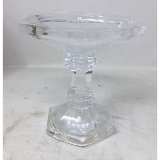 Clear Crystal Glass Footed Pedestal Dish/Bowl A+ Stuff A+ Stuff