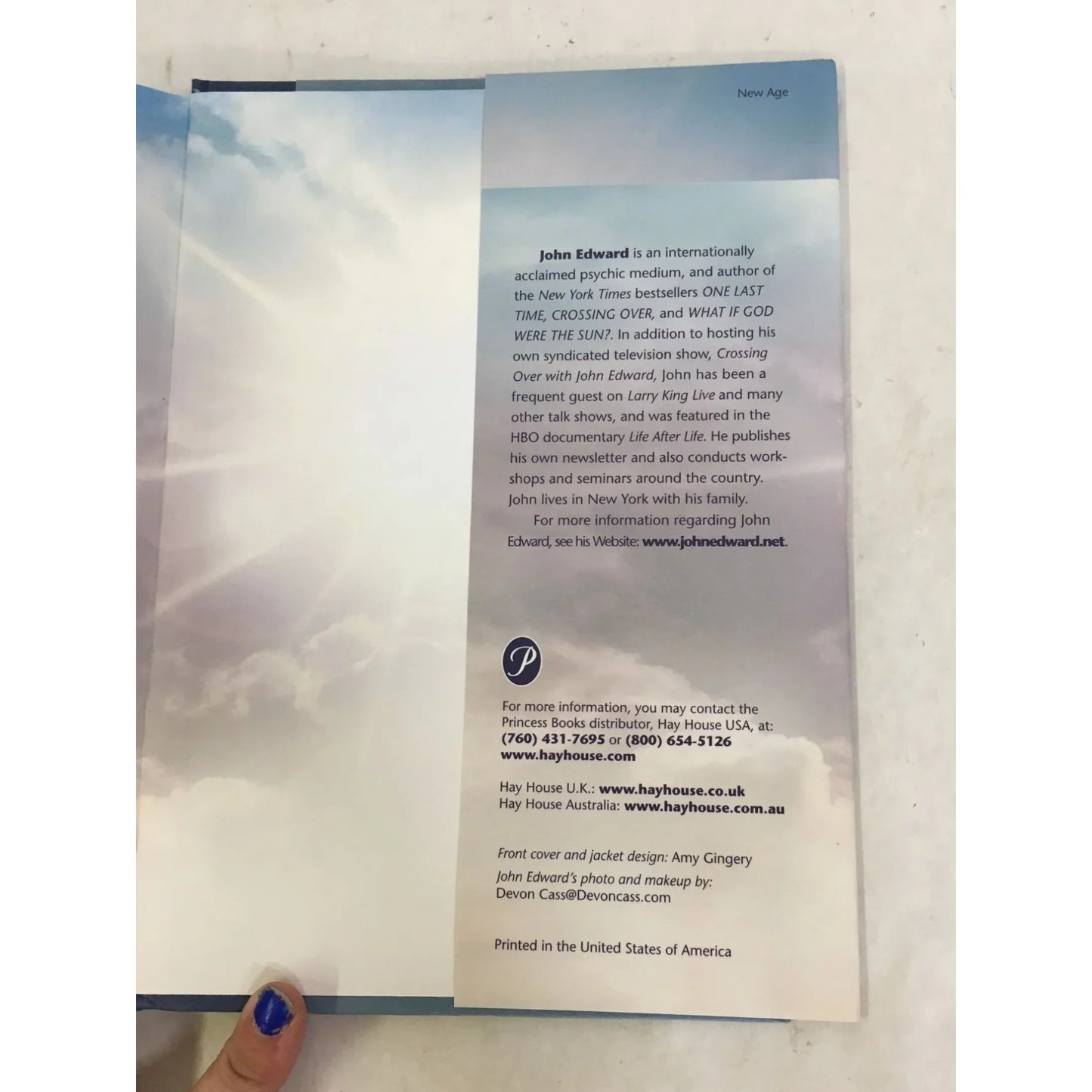 After Life: Answers from the Other Side Signed Hardcover Book By John Edward - A+ Stuff