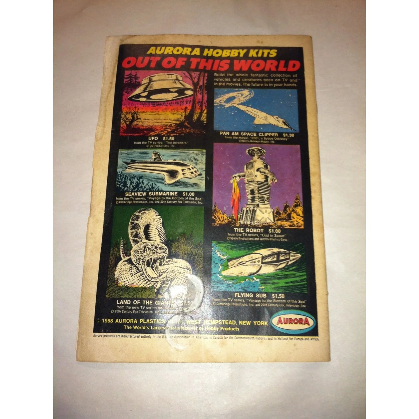 Vintage Comic Book DC Comics No. 1 Dec. 1968 Angel and the Ape - A+ Stuff