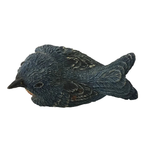 1988 Backyard Birds - Small Realistic Blue Bird With Orange and Yellow Belly backyard birds A+ Stuff