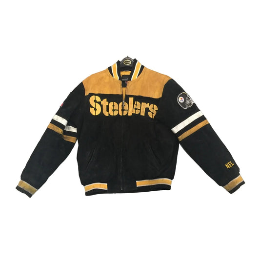 NFL Pittsburgh Steelers Men's Size Medium Full Zip Up Jacket - A+ Stuff