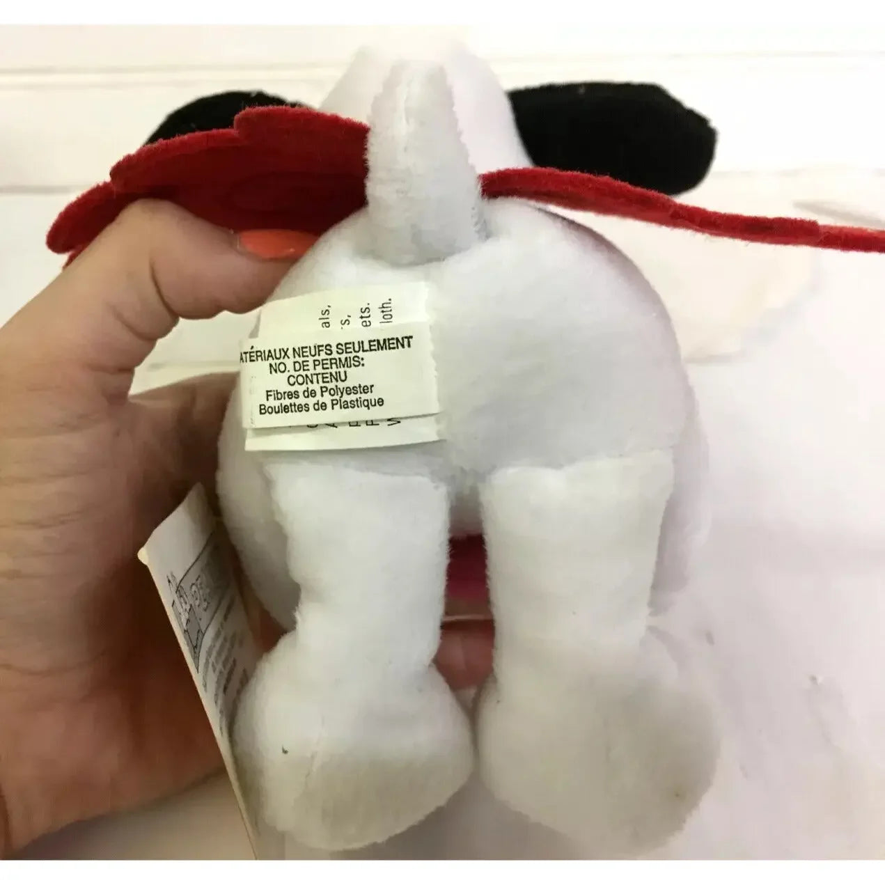 Hallmark Peanuts Cupid SNOOPY Holding a Valentine Heart and Wearing Red Wings Peanuts