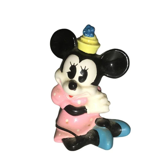 Vintage Disney Collectible Minnie Mouse Figurine- Retro Style - A+ Stuff