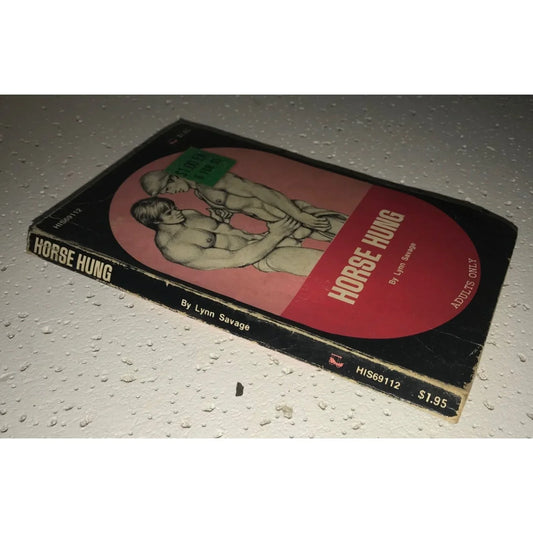 Vintage 1974 Horse Hung by Lynn Savage Adults Only Paperback Book - A+ Stuff