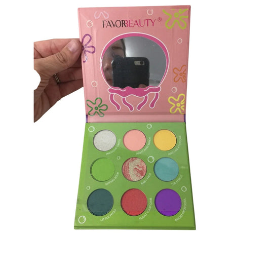 Favor Beauty Mr Krabs, Patrick & Squidward Palettes - Set of 3 Spongebob Squarepants Character Make - up Palettes - Favor Beauty - Make up - A+ Stuff