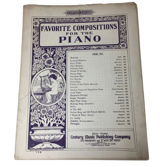 Favorite Compositions for the Piano (Century edition) - A+ Stuff - SHEET MUSIC - A+ Stuff