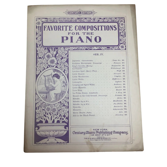 Favorite Compositions for the Piano (Century edition) - A+ Stuff - SHEET MUSIC - A+ Stuff