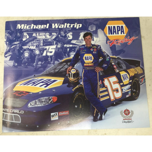 Michael Waltrip NAPA Racing Promotional Picture Card NASCAR 8"X10" A+ Stuff A+ Stuff