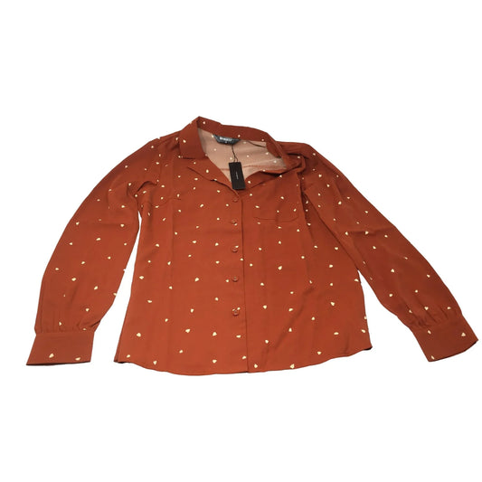 Allegra K Womens Long Sleeve Button Up Shirt with Collar (XS) - A+ Stuff