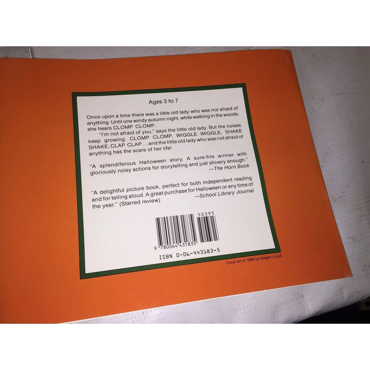The Little Old Lady Who Was Not Afraid of Anything Halloween Book for Kids Linda Williams - A+ Stuff