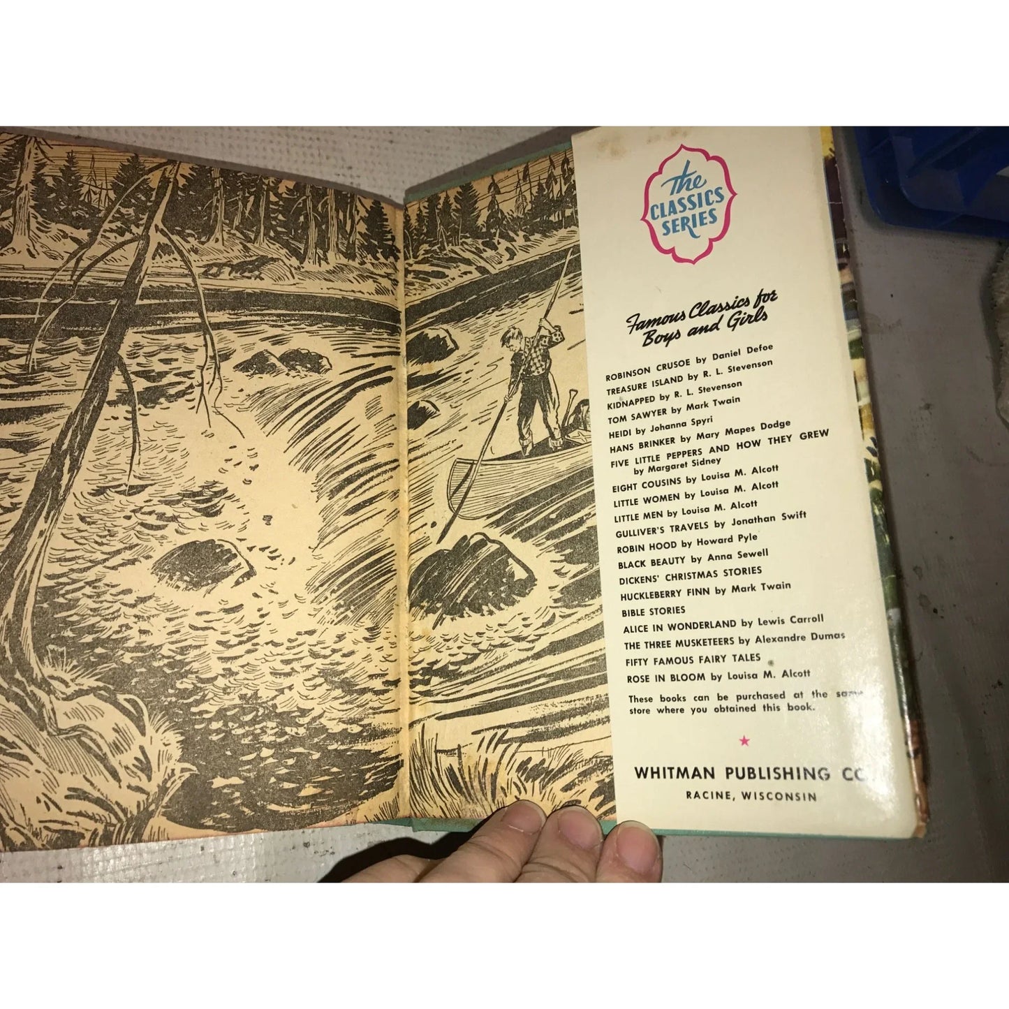 The Walton Boys and Rapids Ahead Hardback Vintage Book - A+ Stuff