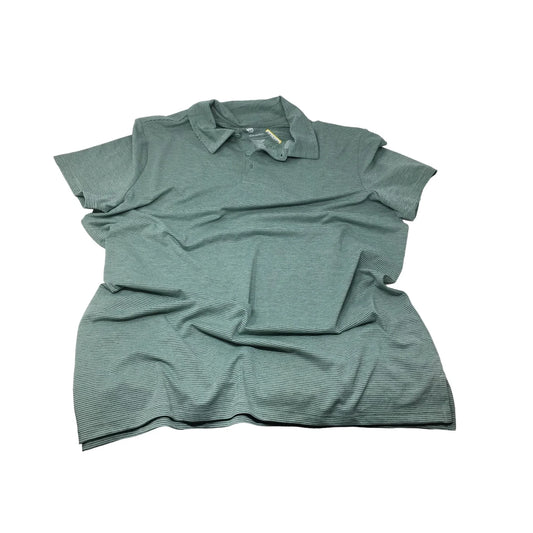 All in Motion Target Unisex Size L Striped Green Collared Shirt - A+ Stuff