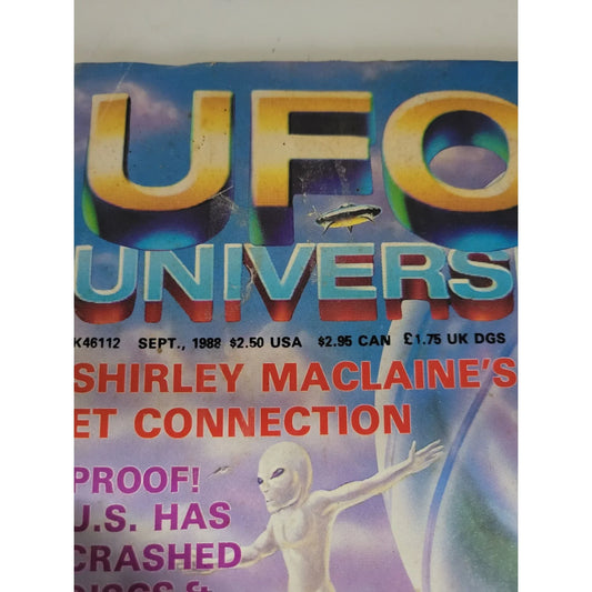 Vintage Sept. 1988 UFO UNIVERSE Magazine - A+ Stuff