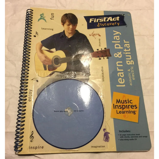 First Act Discovery Learn and Play Acoustic and Electric Guitar Book (No CD) - A+ Stuff