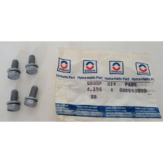 Delco Part #8643693 BOLTS/SCREWS New old Stock (Bag of 4) DELCO A+ Stuff