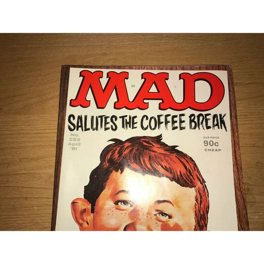 Mad Magazine Issue # 222 April 1981 Vintage Comic Book - A+ Stuff