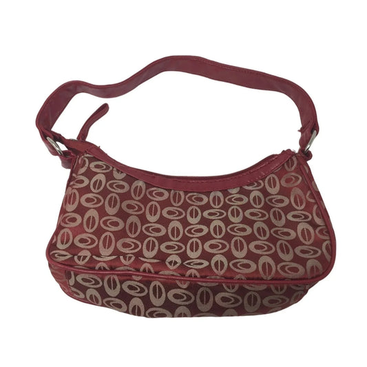 Womens Polyester Small Red Zippered Purse with Handle/Strap - A+ Stuff