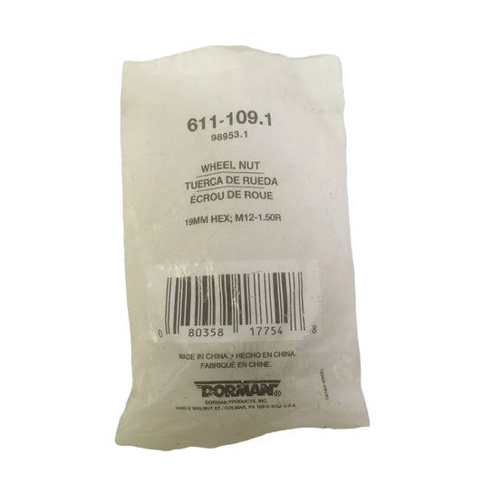 Dorman 611-109.1 98953.1 Wheel Nut - A+ Stuff
