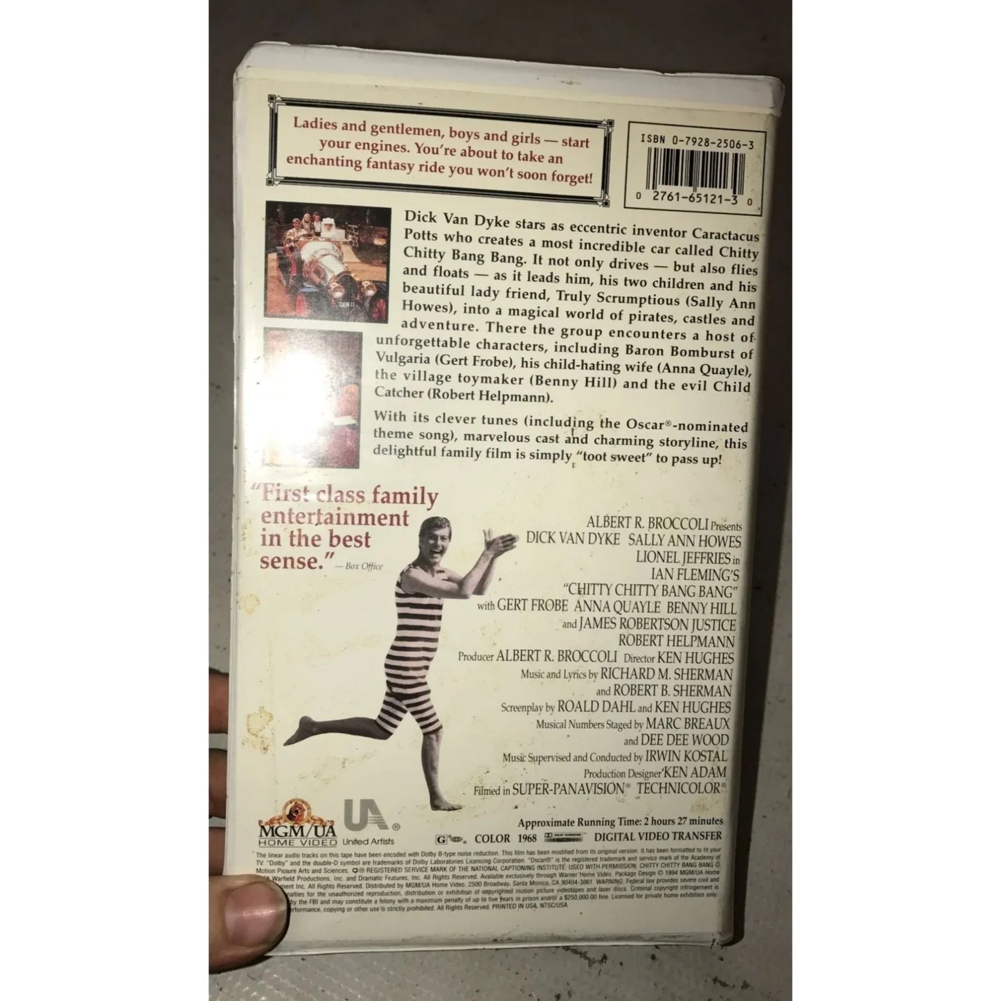 "Chitty Chitty Bang Bang" Vintage VHS Tape with Case - A+ Stuff