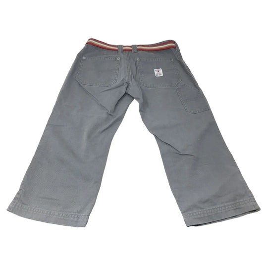 Gray Unionbay Pants Boy's Size 10 With Pockets and Red Belt unionbay A+ Stuff
