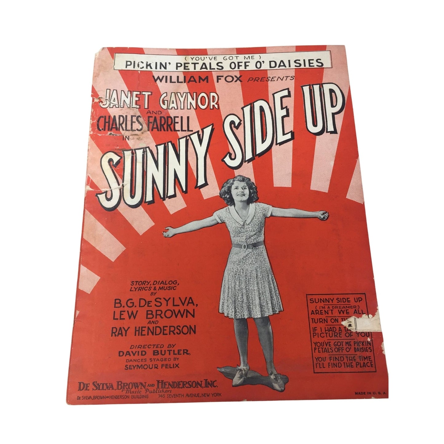 Vintage Sheet Music for the song "Turn On The Heat" A+ Stuff A+ Stuff SHEET MUSIC